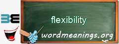 WordMeaning blackboard for flexibility